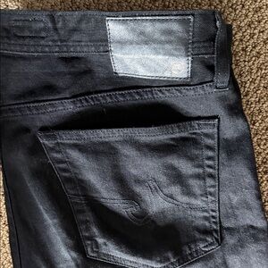 AG Adriano Goldschmied Men's Black Relaxed Jeans